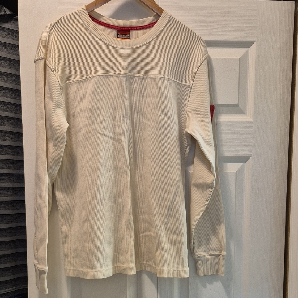 Daniel Cremieux Cream Crewneck Sweater Textured Knit